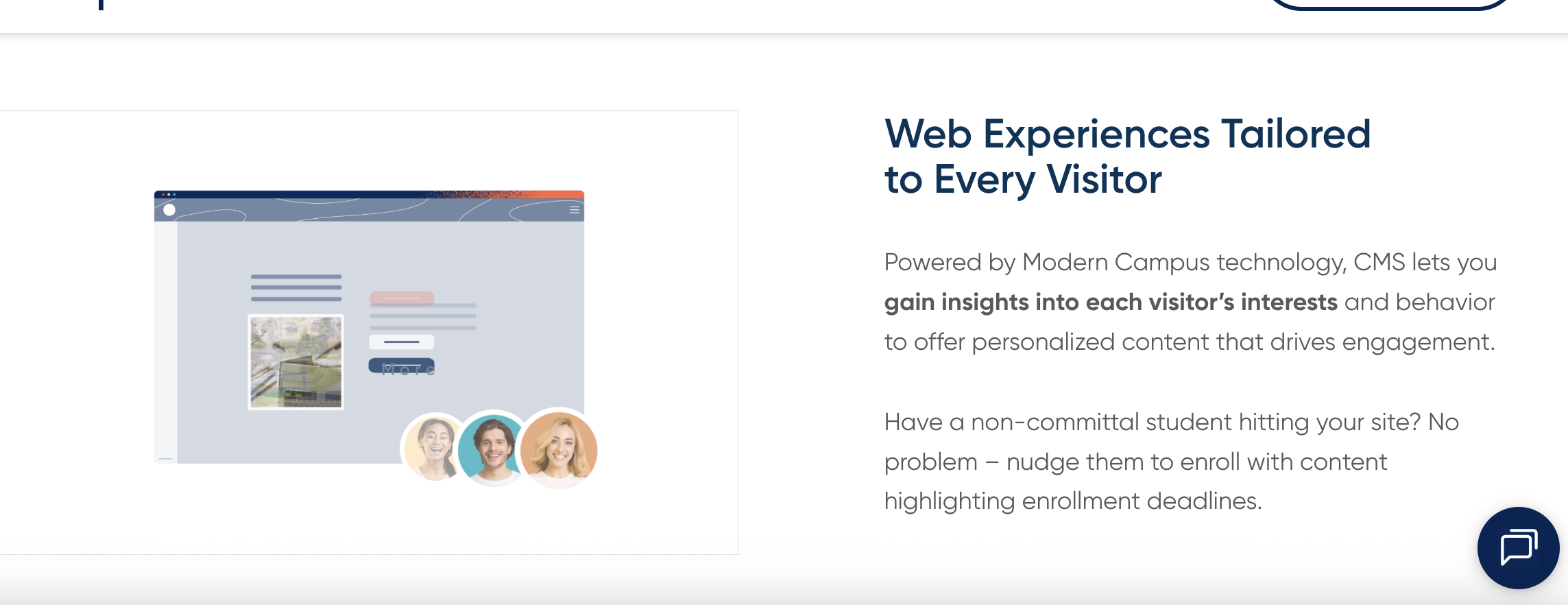 College blog project screenshot